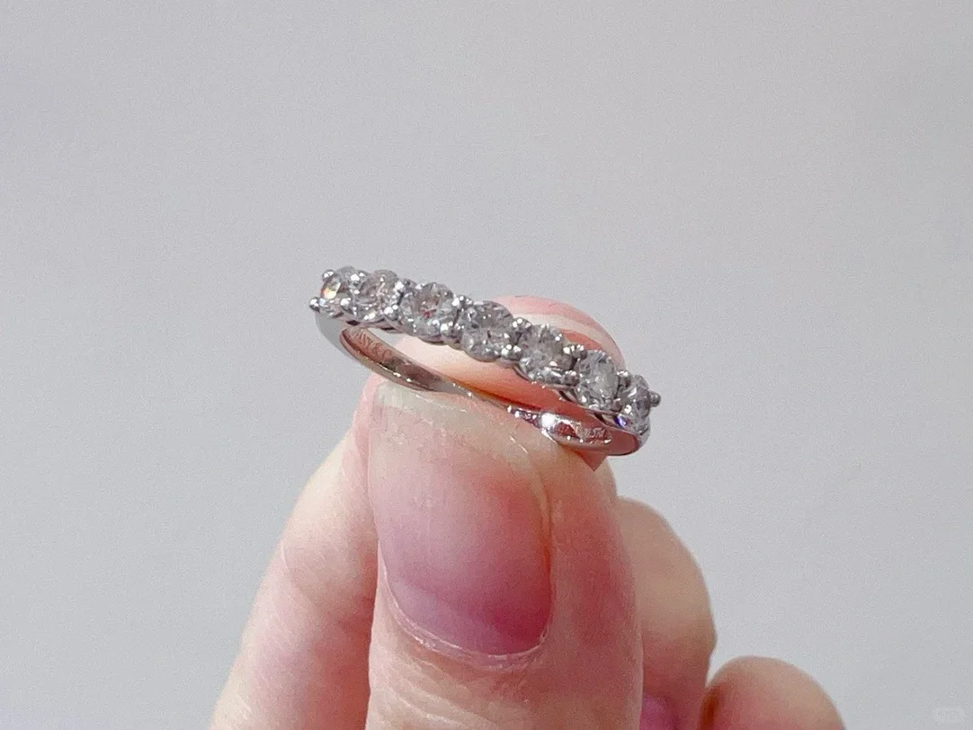 Tiffany  Co. Forever Seven-Stone-Effect Band Ring Silver-Tone product view 7