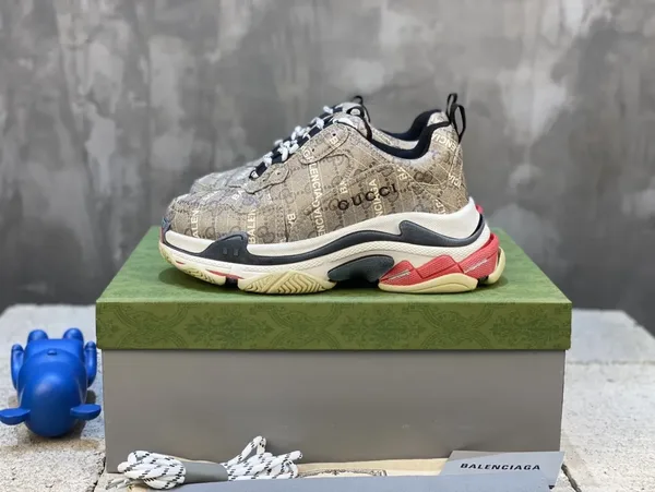 Gucci x Balenciaga Triple S Beige Sneakers product photo