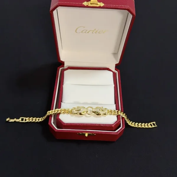 Cartier Panthere Gold-Tone Double Panther Chain Bracelet product view 5