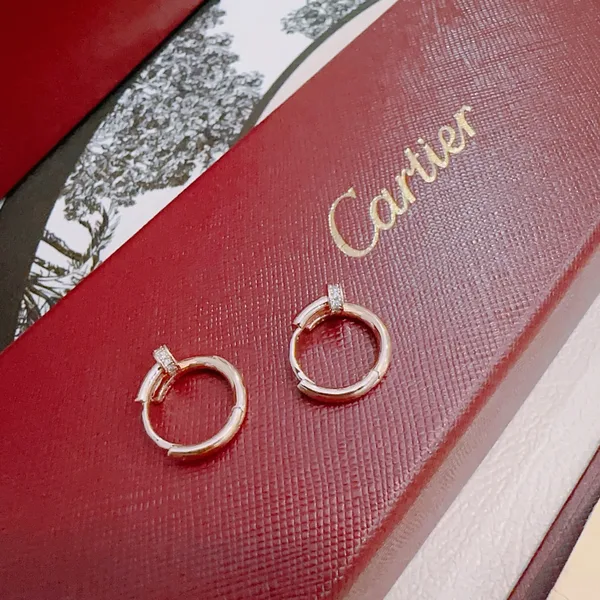Cartier Love Rose-Gold-Tone Mini Hoop Earrings product view 2