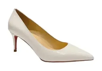Christian Louboutin Kate 70 Patent Pumps White product photo
