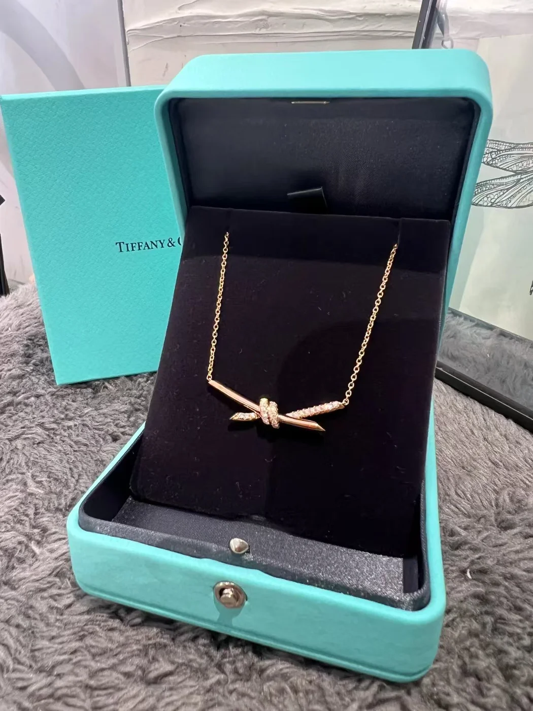 Tiffany  Co. Smooth Knot Pendant Necklace Gold-Tone product view 6