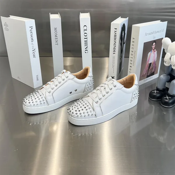 Christian Louboutin Vieira 2 Studded Sneakers White product view 2