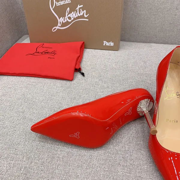 Christian Louboutin Scepter 85 Patent Pumps Red product view 7