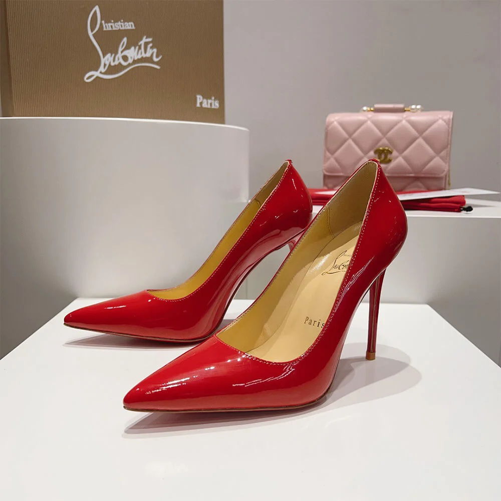Christian Louboutin Kate Patent Pumps Red product view 2