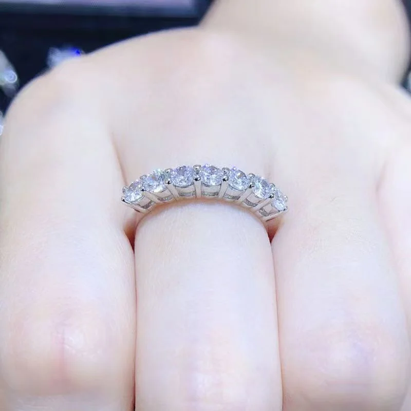 Tiffany  Co. Forever Seven-Stone-Effect Band Ring Silver-Tone product view 5