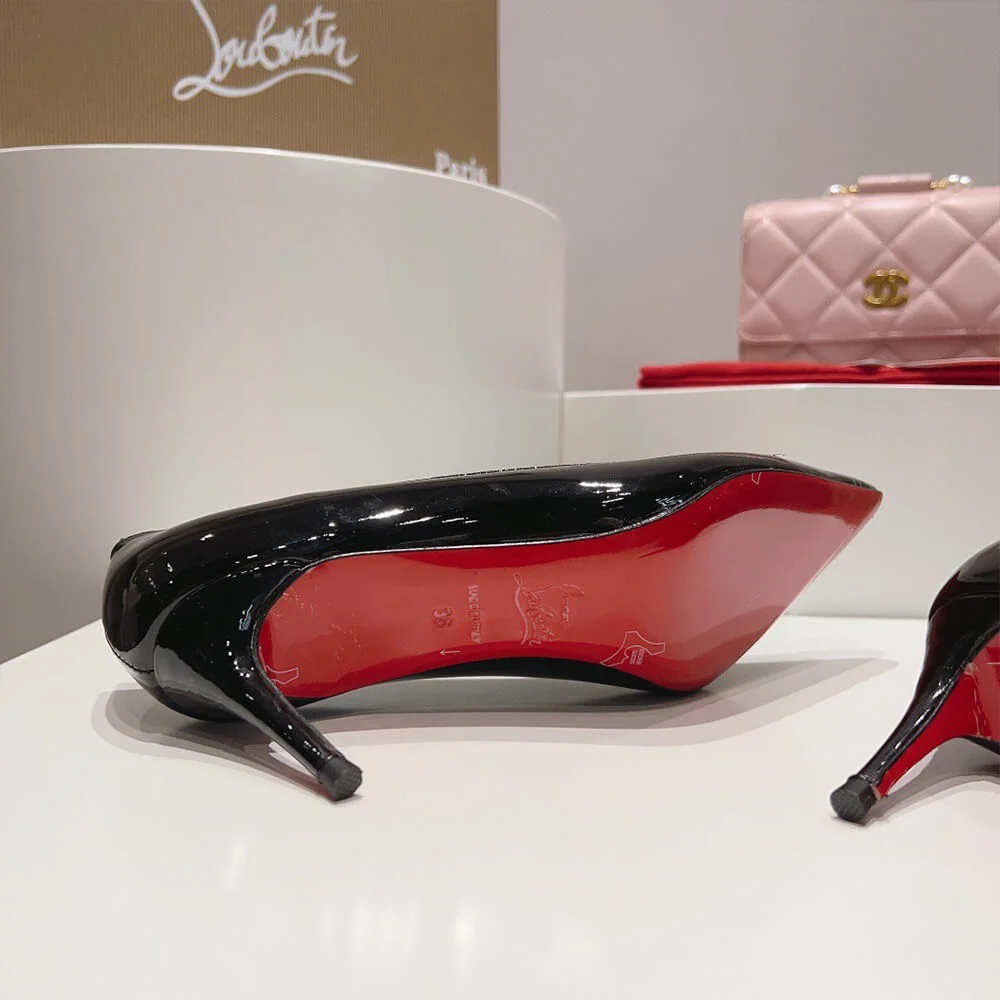 Christian Louboutin Kate 70 Patent Pumps Black product view 7