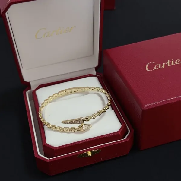 Cartier Gold-Tone Multi-Point Chain-Link Bangle product photo
