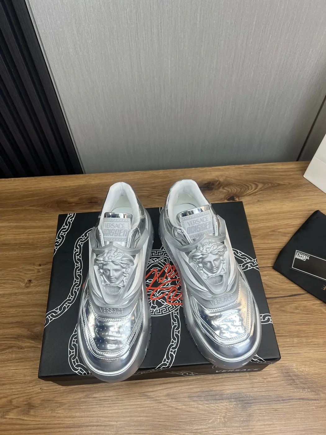 Versace Silver Sneakers product view 2