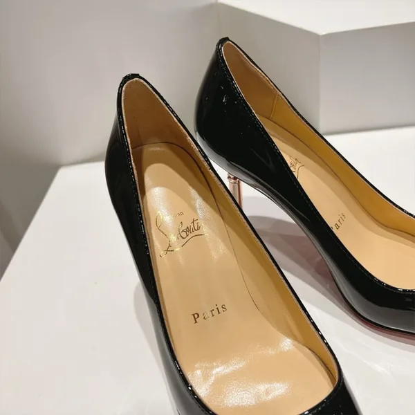 Christian Louboutin Scepter 85 Patent Pumps Black product view 6