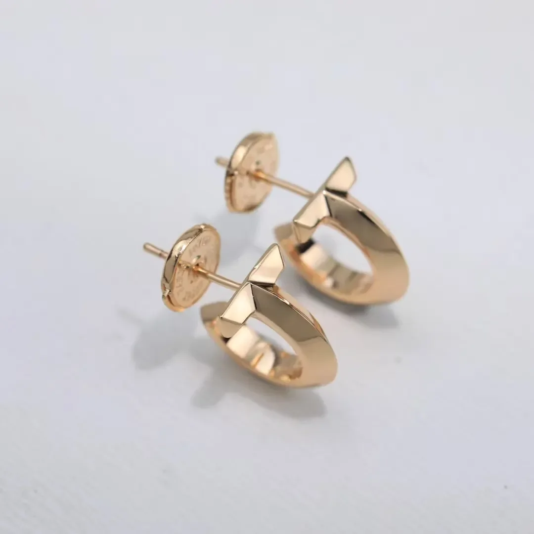 Tiffany  Co. T1 Hoop Earrings Rose-Tone product view 1
