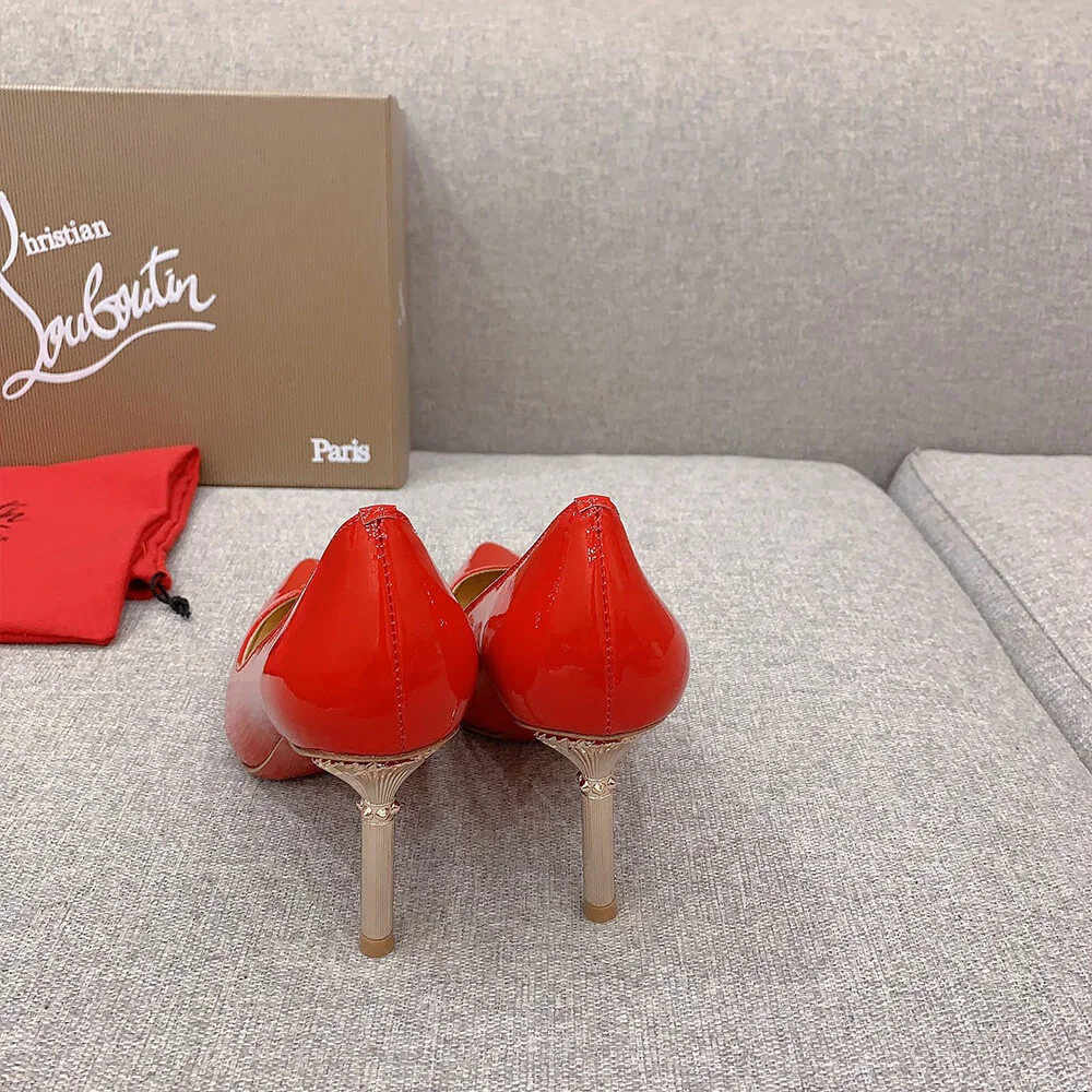Christian Louboutin Scepter 85 Patent Pumps Red product view 8