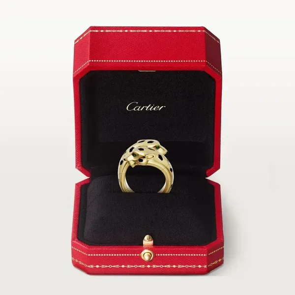 Cartier Panthere Gold-Tone Double Panther Head Ring product view 4