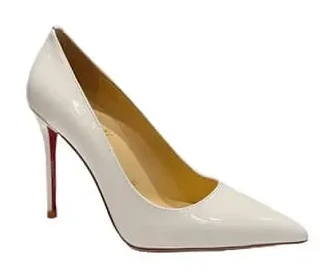 Christian Louboutin Kate Patent Pumps White - 85 or 100 mm product view 1