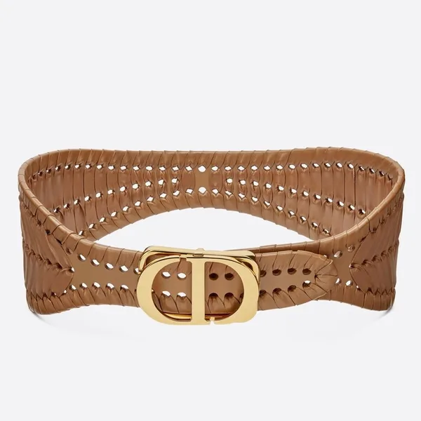 Dior 30 Montaigne 40MM Belt In Camel Calfskin product photo