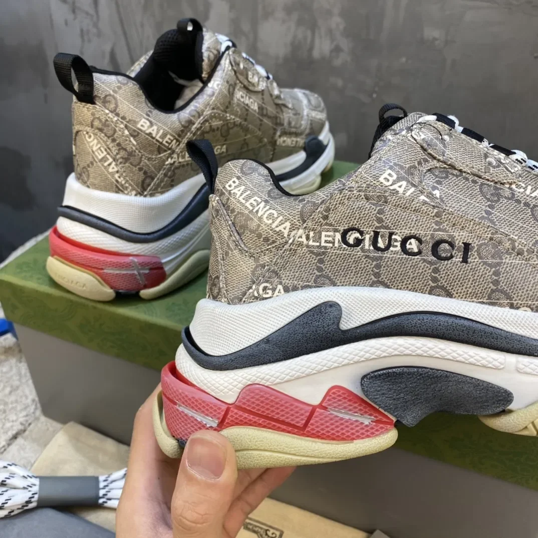 Gucci x Balenciaga Triple S Beige Sneakers product view 8