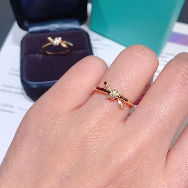 Tiffany  Co. Knot Ring Rose-Tone product photo