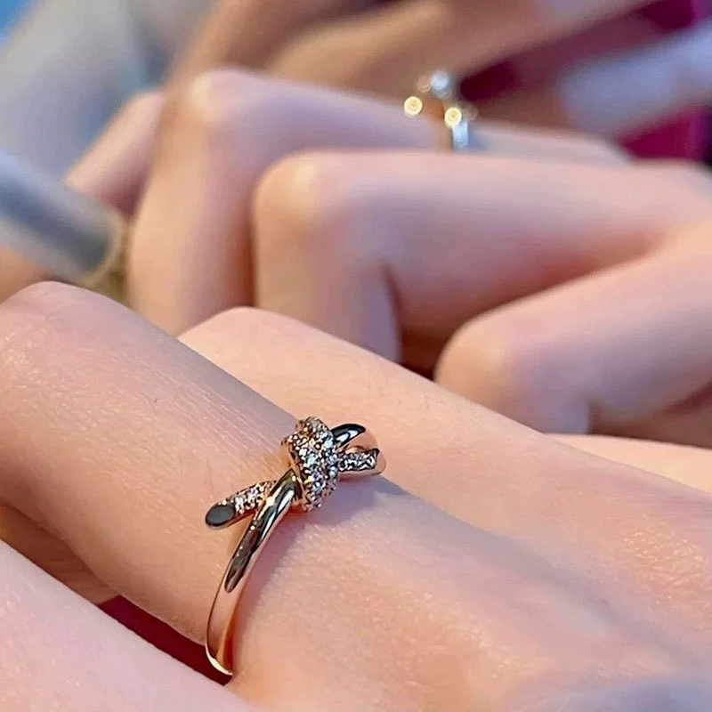 Tiffany  Co. Knot Ring Silver-Tone product view 1