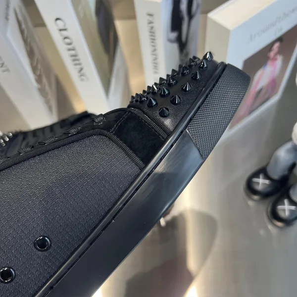 Christian Louboutin Vieira 2 Studded Sneakers Black product view 6