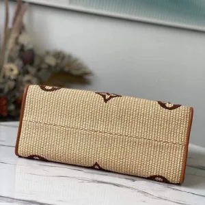 Louis Vuitton M57707 M57723 OnTheGo MM Tote Bag Tan product view 4