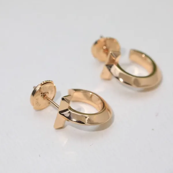Tiffany  Co. T1 Hoop Earrings Rose-Tone product view 2