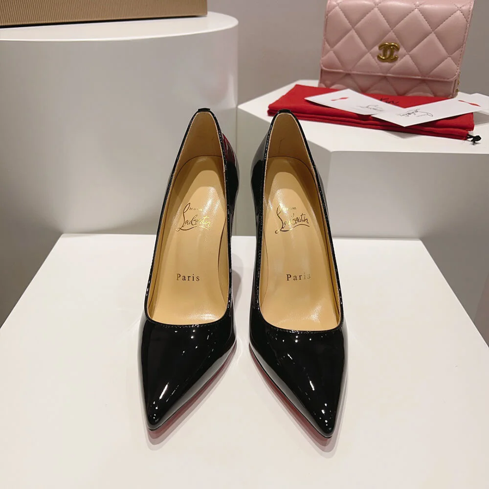 Christian Louboutin Kate Patent Pumps Black - 85 or 100 mm product view 3