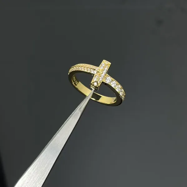 Tiffany  Co. T1 Narrow Pavé-Effect Ring Gold-Tone product photo