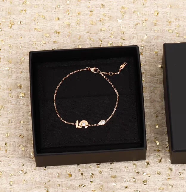 Chanel No.5 Slim Chain Bracelet Rose-Tone product view 3