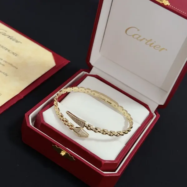 Cartier Gold-Tone Multi-Point Chain-Link Bangle product view 2
