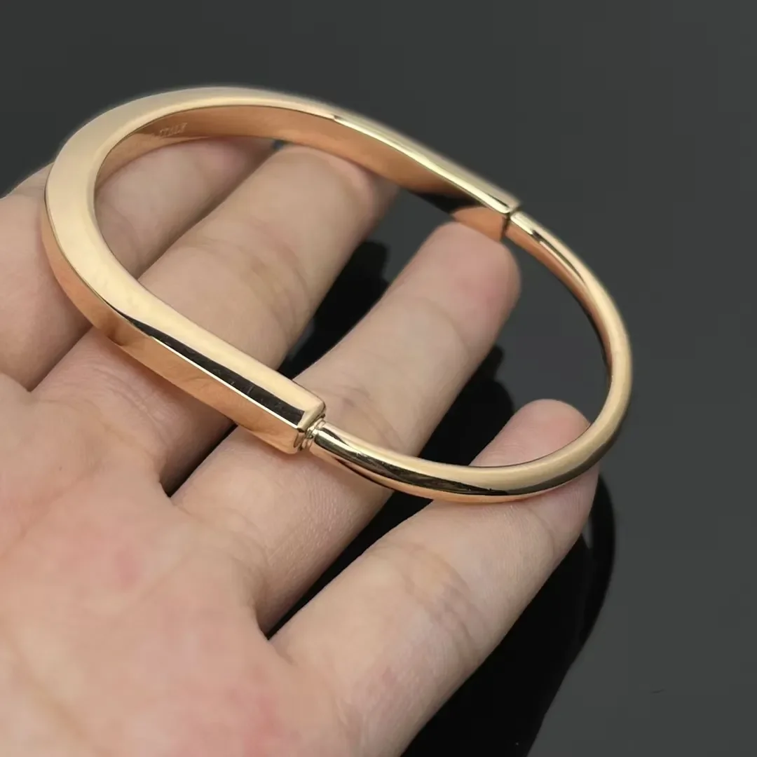 Tiffany  Co. Smooth Lock Hinged Bangle Rose-Tone product view 1