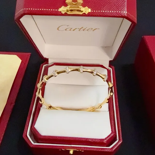 Cartier Gold-Tone Elongated-Link Chain Bracelet product view 3