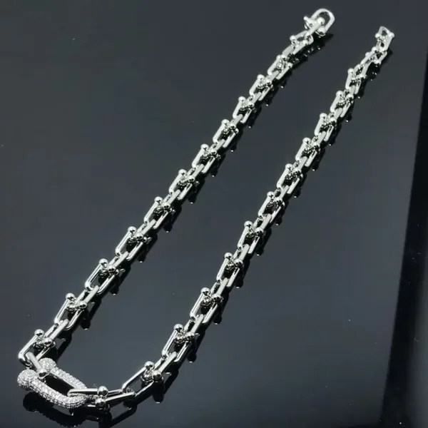 Tiffany  Co. HardWear Elongated Link Pendant Necklace Silver-Tone product photo