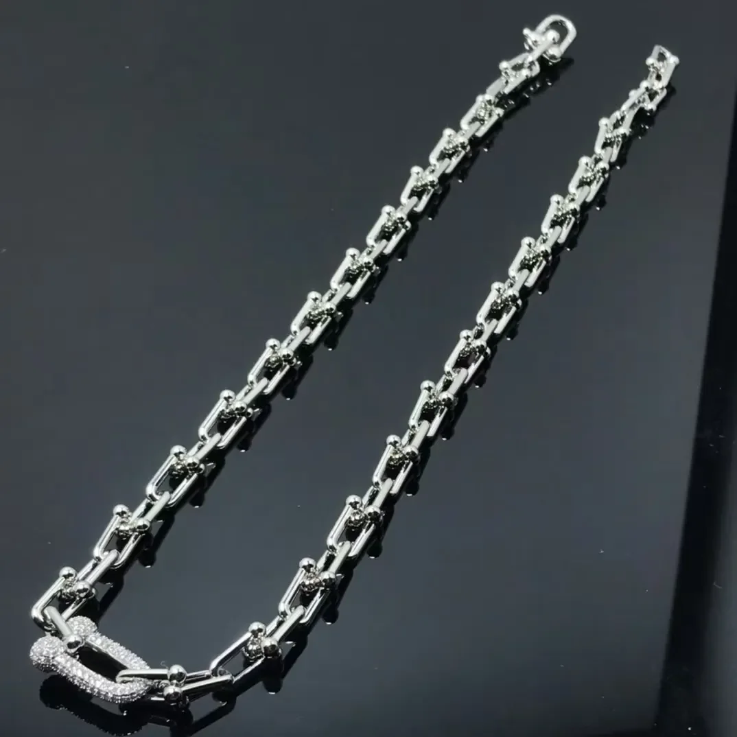 Tiffany  Co. HardWear Elongated Link Pendant Necklace Silver-Tone product view 1