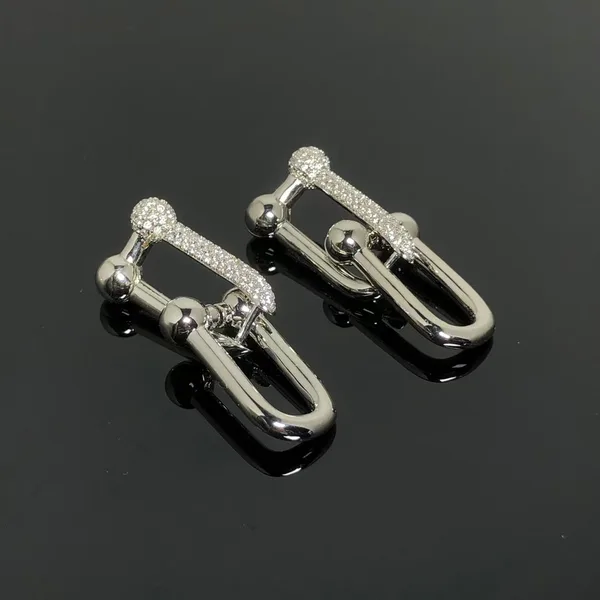 Tiffany  Co. HardWear Pavé-Effect Central Link Earrings Silver-Tone product photo