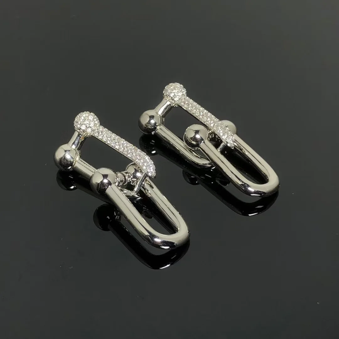 Tiffany  Co. HardWear Pavé-Effect Central Link Earrings Silver-Tone product view 1