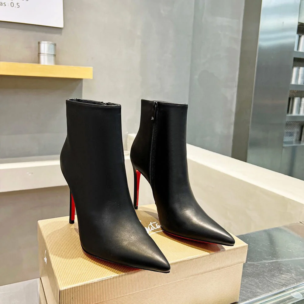 Christian Louboutin So Kate Booty 100 Ankle Boots Black product view 4