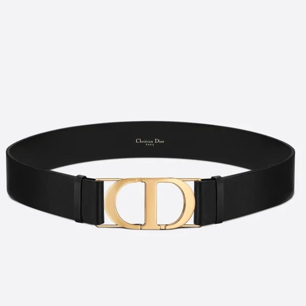 Dior 30 Montaigne 40MM Belt In Black Smooth Calfskin product photo
