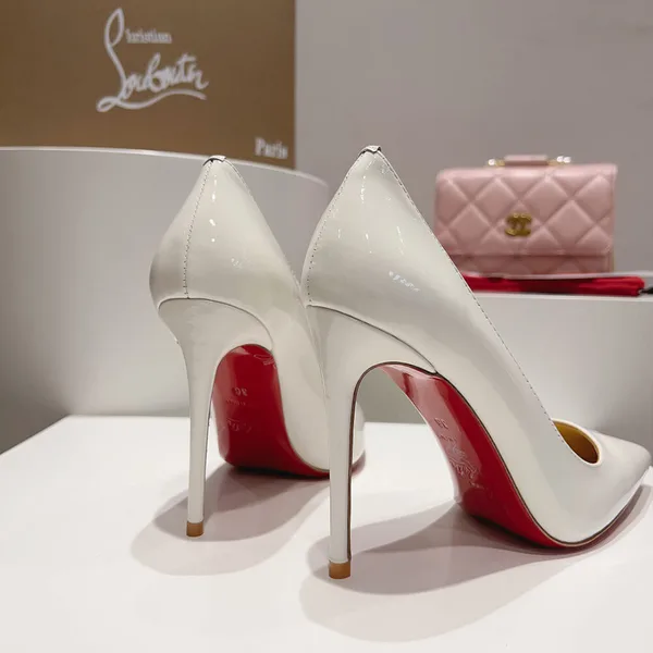 Christian Louboutin Kate Patent Pumps White - 85 or 100 mm product view 8