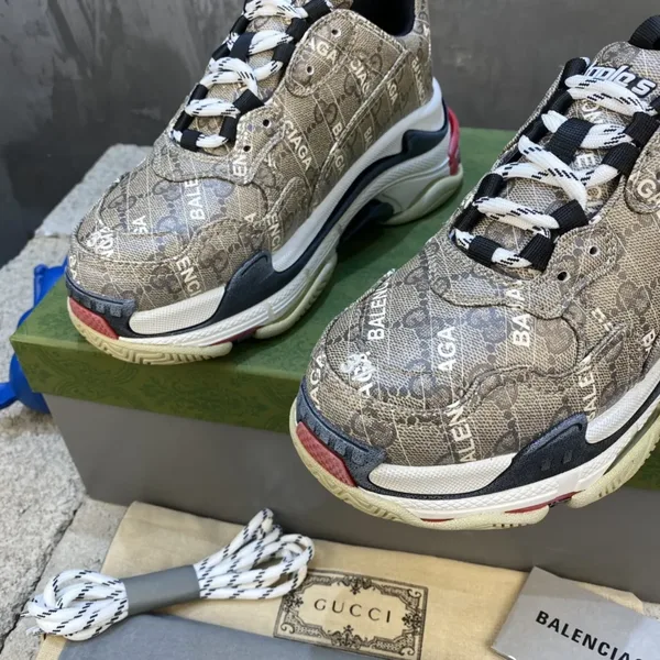 Gucci x Balenciaga Triple S Beige Sneakers product view 5