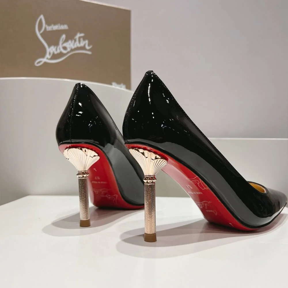 Christian Louboutin Scepter 85 Patent Pumps Black product view 8