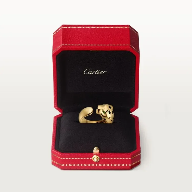 Cartier Panthere Gold-Tone Spotted Panther Open Ring product view 4