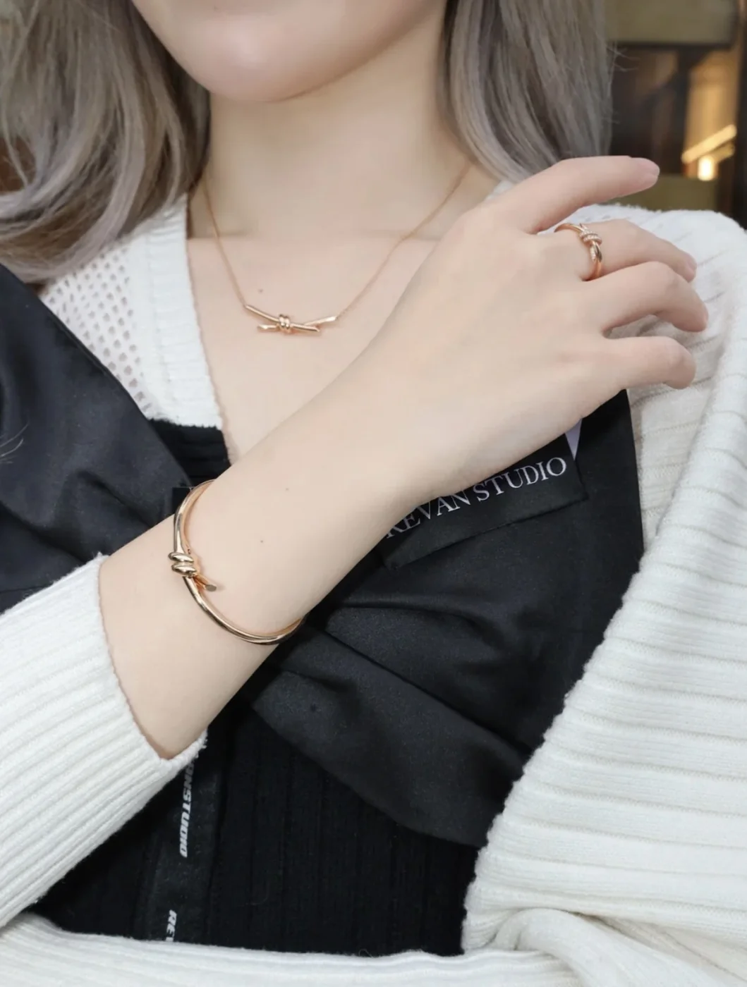 Tiffany  Co. Smooth Knot Bangle Gold-Tone product view 1