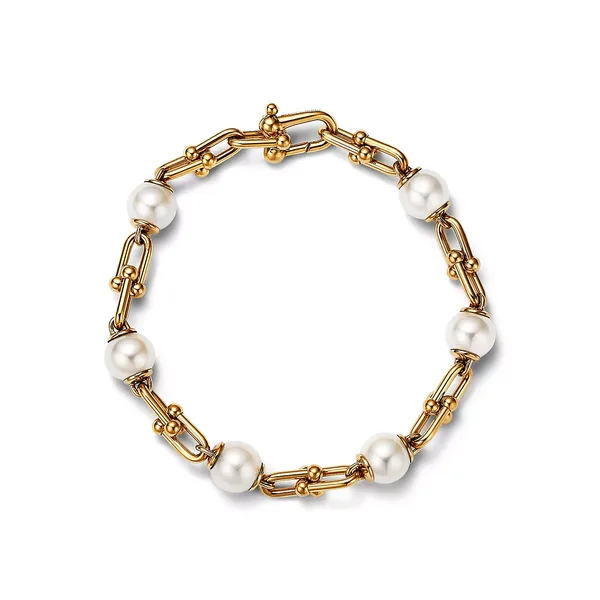 Tiffany  Co. HardWear Pearl-Effect Link Bracelet Gold-Tone product view 2
