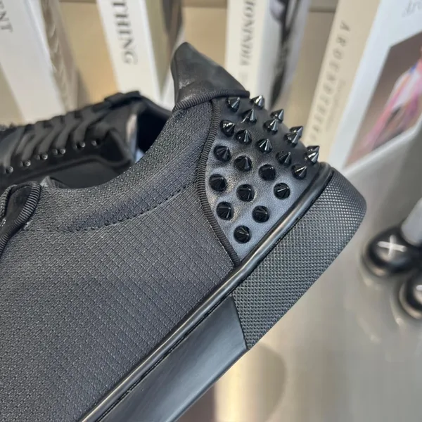Christian Louboutin Vieira 2 Studded Sneakers Black product view 7