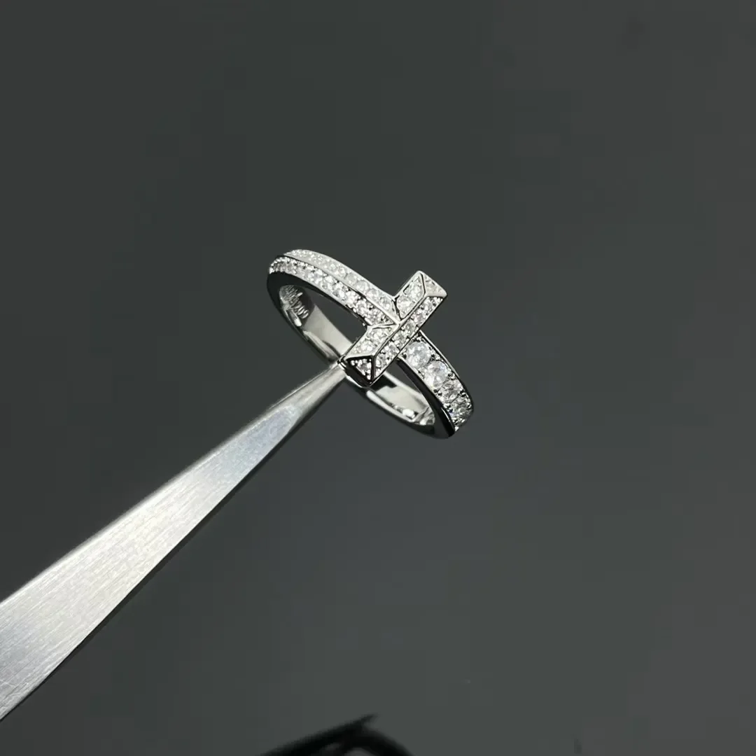 Tiffany  Co. T1 Narrow Pavé-Effect Ring Silver-Tone product view 1