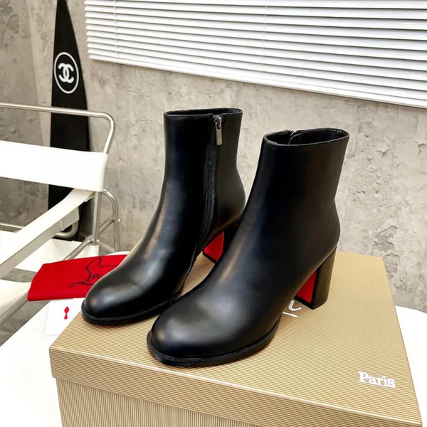Christian Louboutin Adoxa 70 Ankle Boots Black product view 3