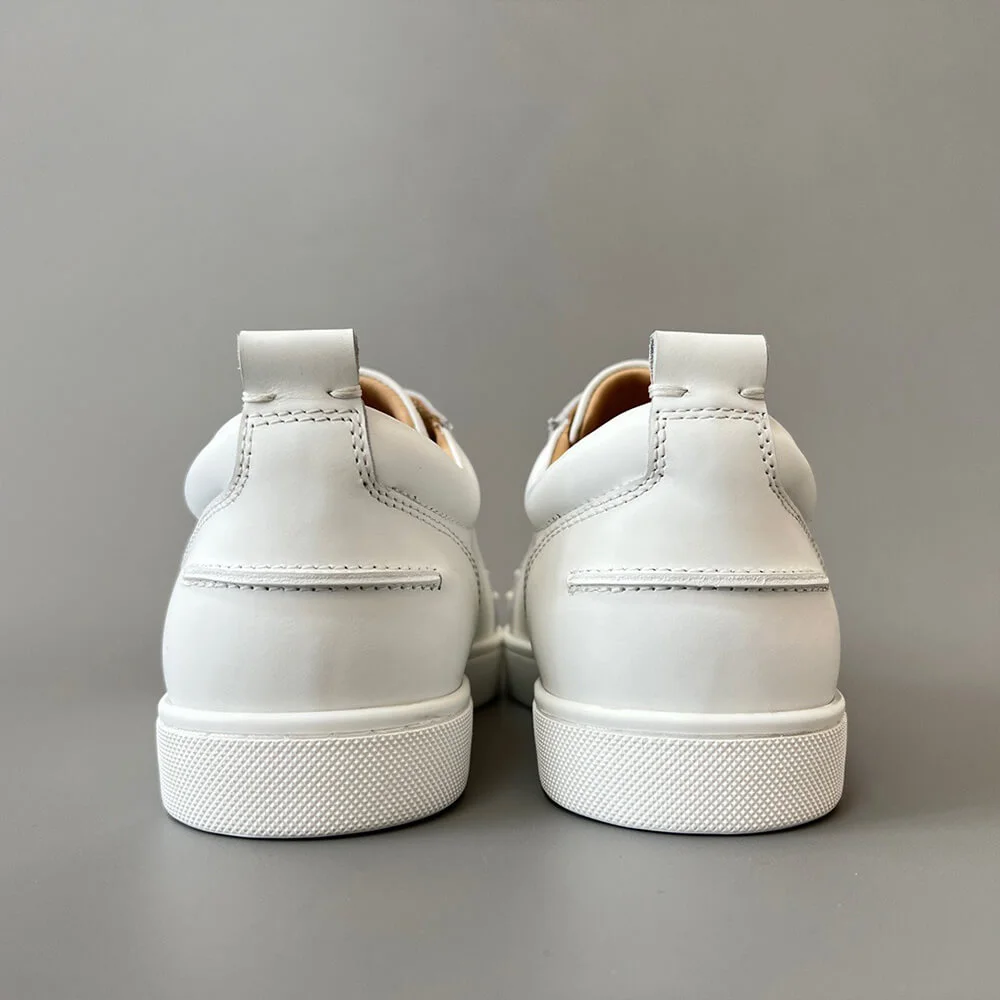 Christian Louboutin Louis Junior Spikes Sneakers White product view 8