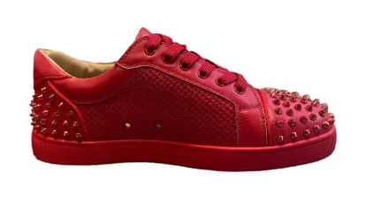 Christian Louboutin Vieira 2 Studded Sneakers Red product view 1