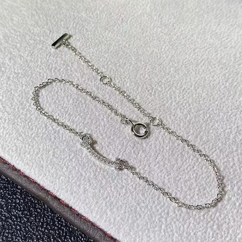 Tiffany  Co. T Smile Chain Bracelet Silver-Tone product view 1