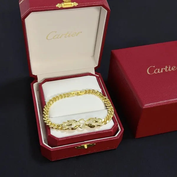 Cartier Panthere Gold-Tone Double Panther Chain Bracelet product photo